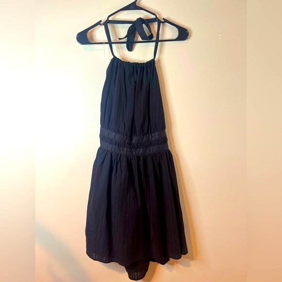 wild fable Dresses & Skirts - Wild Fable Black Halter Open Tie Back Mini Dress